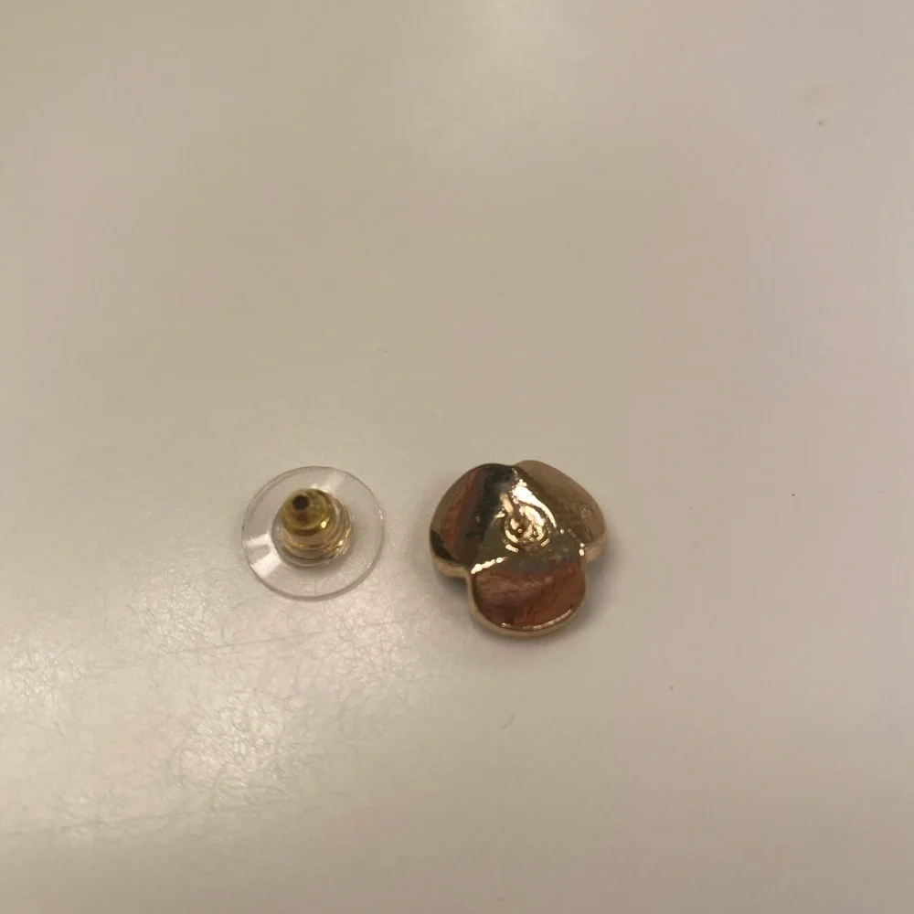 Kate Spade Disco Pansy Black Studs - Picture 3 of 4